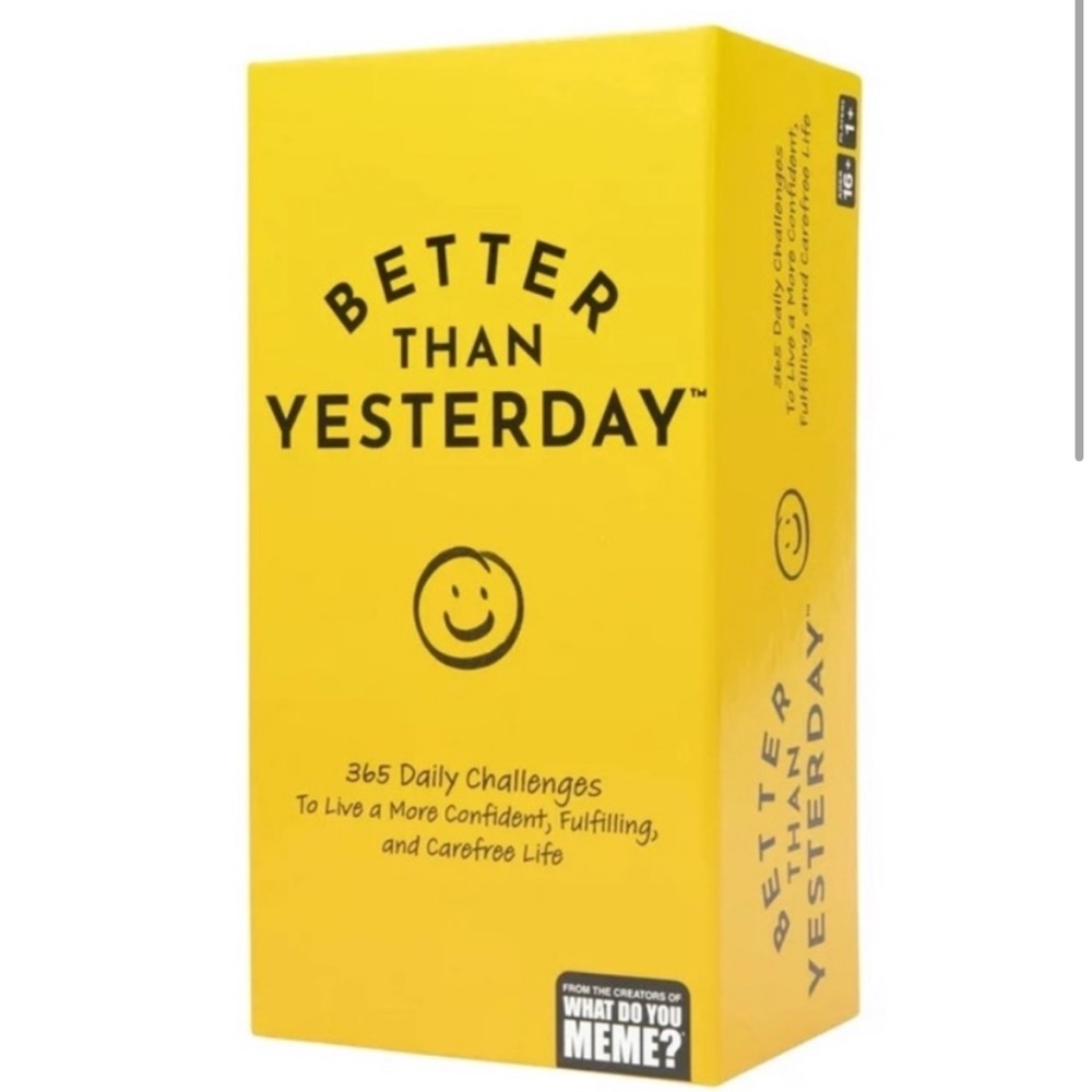 Better than Yesterday: the 365 Day Mindfulness Game from What Do You Meme?